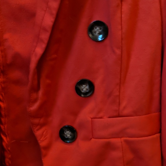 Large Orange Blazer Charlotte Russe - Picture 3 of 3